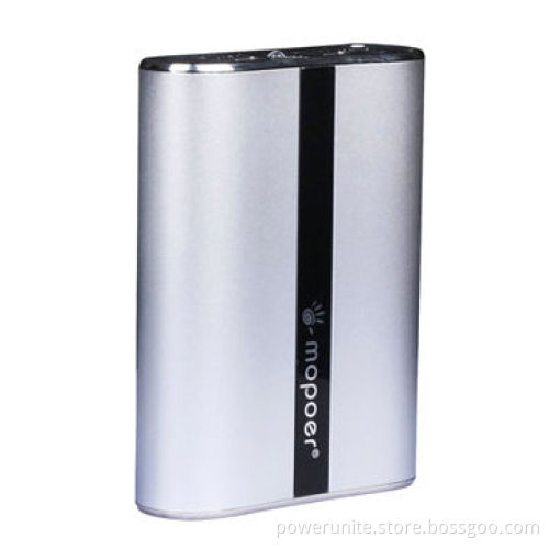 High-end, easy travel, silver color, 8,800mAh power bank with best quality